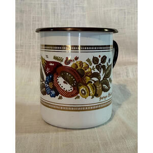 Vintage RARE Georges Briard Enamelware Mug 1960/1970 MCM